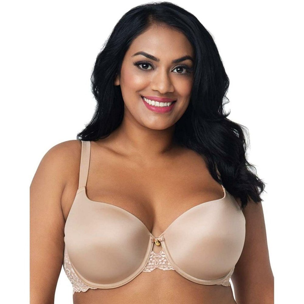 NWT Curvy Couture Underwire T-Shirt Bra Nude 38C